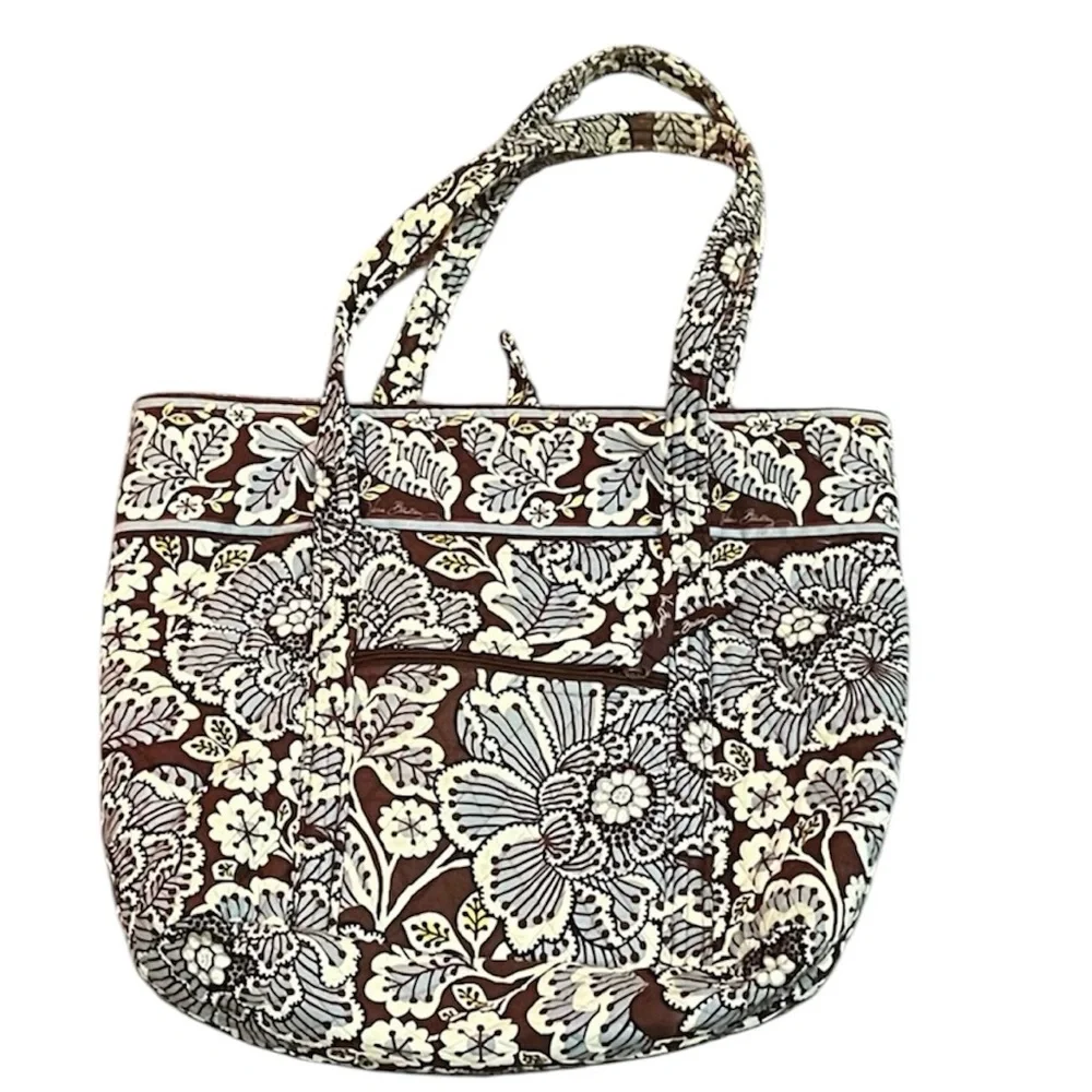 Vera Bradley large floral shoulder purse
